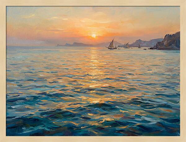 Tranquil Mediterranean Dusk