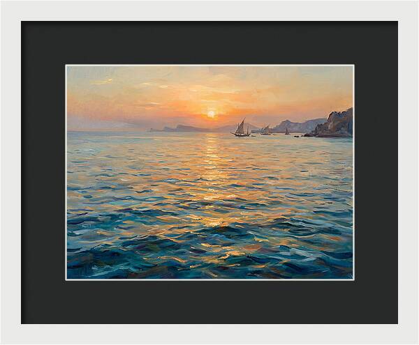 Tranquil Mediterranean Dusk