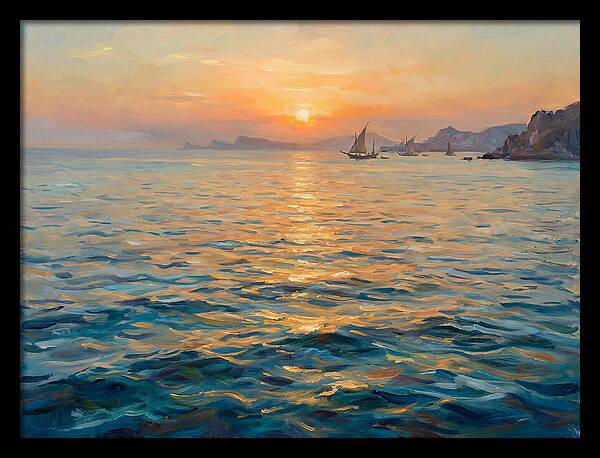 Tranquil Mediterranean Dusk