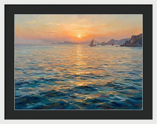 Tranquil Mediterranean Dusk