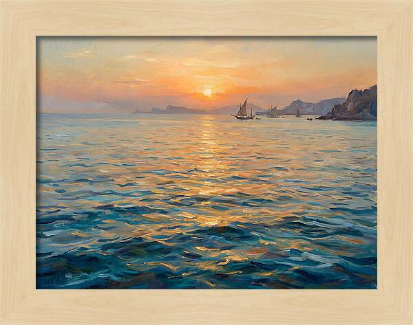 Tranquil Mediterranean Dusk