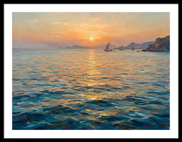 Tranquil Mediterranean Dusk
