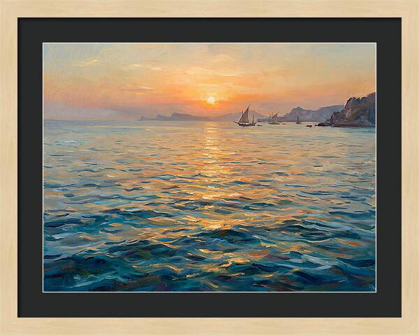 Tranquil Mediterranean Dusk