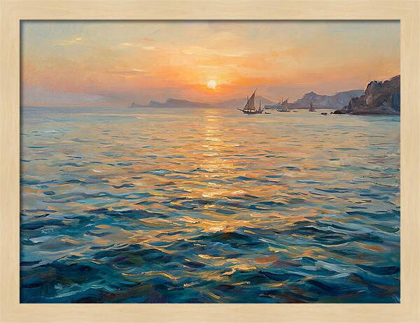 Tranquil Mediterranean Dusk
