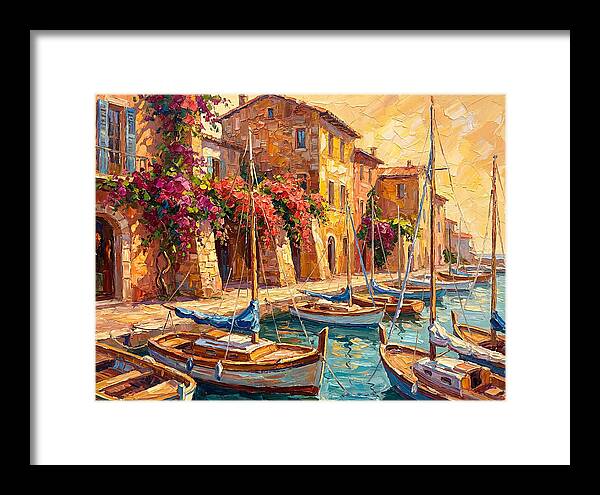 Tranquil Mediterranean Harbor
