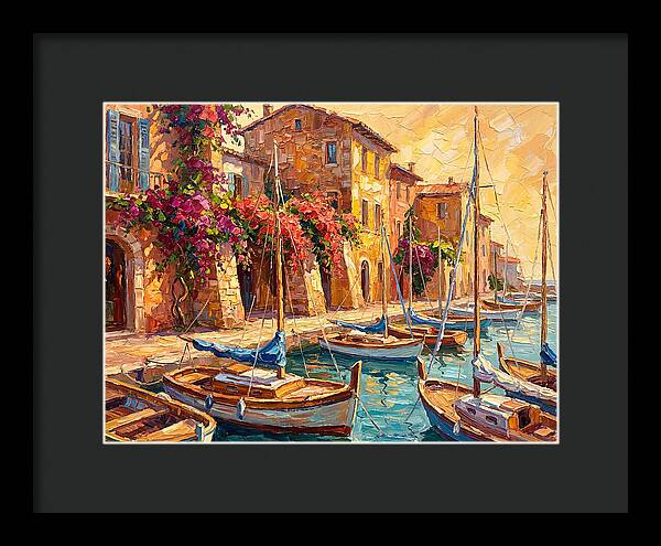 Tranquil Mediterranean Harbor