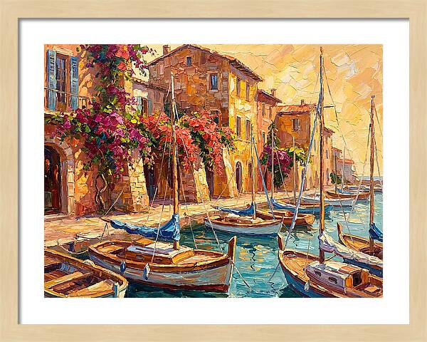 Tranquil Mediterranean Harbor