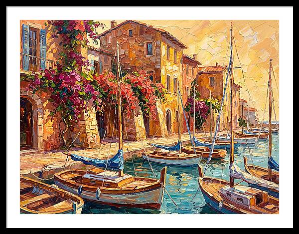 Tranquil Mediterranean Harbor