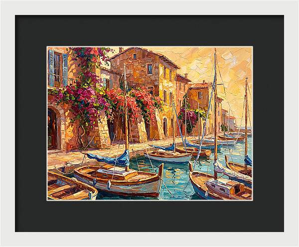 Tranquil Mediterranean Harbor