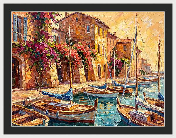 Tranquil Mediterranean Harbor