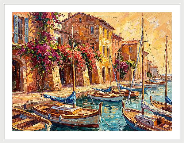 Tranquil Mediterranean Harbor