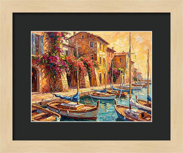 Tranquil Mediterranean Harbor