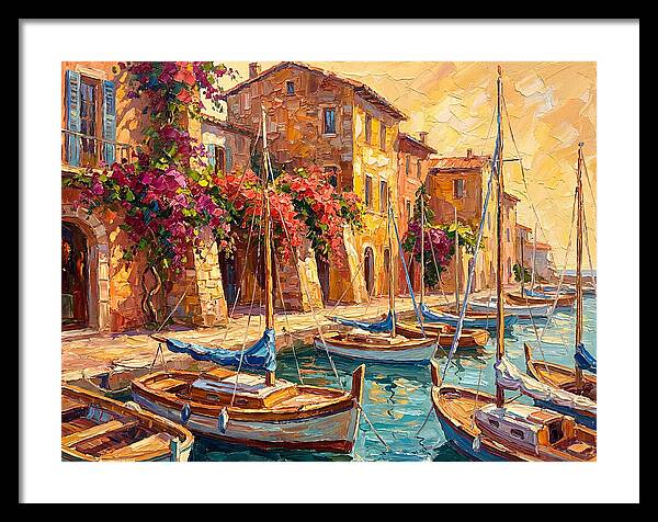 Tranquil Mediterranean Harbor