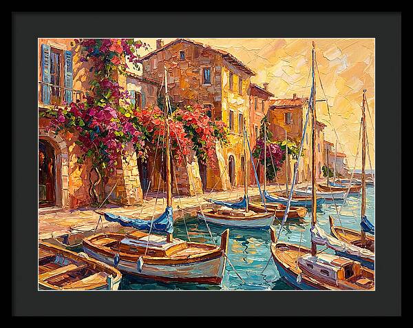 Tranquil Mediterranean Harbor