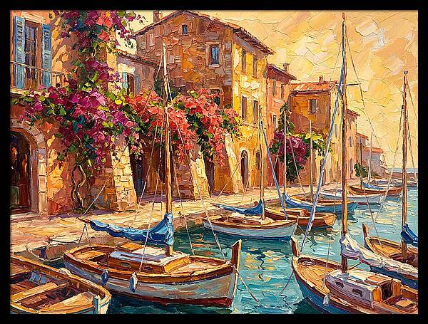 Tranquil Mediterranean Harbor