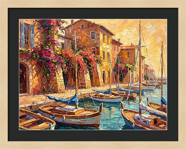 Tranquil Mediterranean Harbor