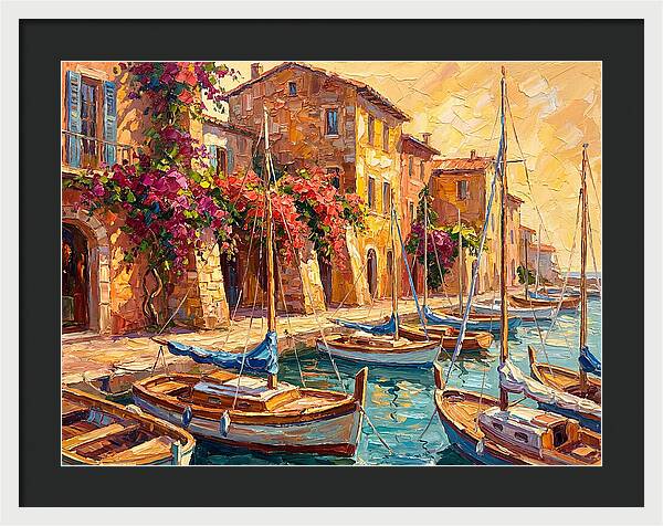 Tranquil Mediterranean Harbor