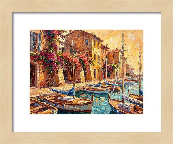 Tranquil Mediterranean Harbor