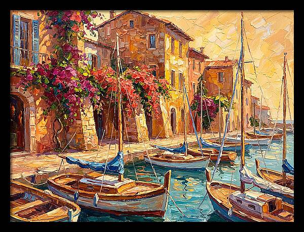 Tranquil Mediterranean Harbor