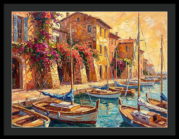 Tranquil Mediterranean Harbor