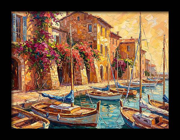 Tranquil Mediterranean Harbor