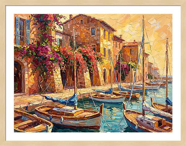 Tranquil Mediterranean Harbor
