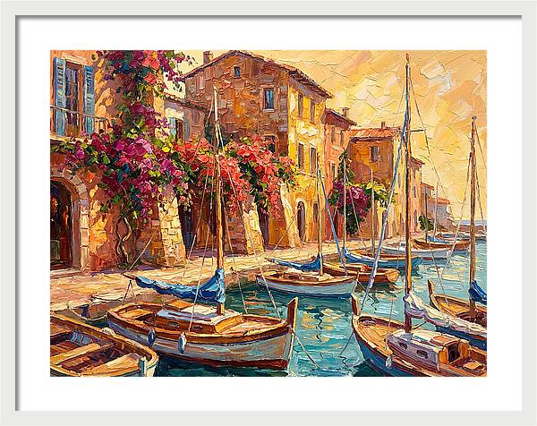 Tranquil Mediterranean Harbor