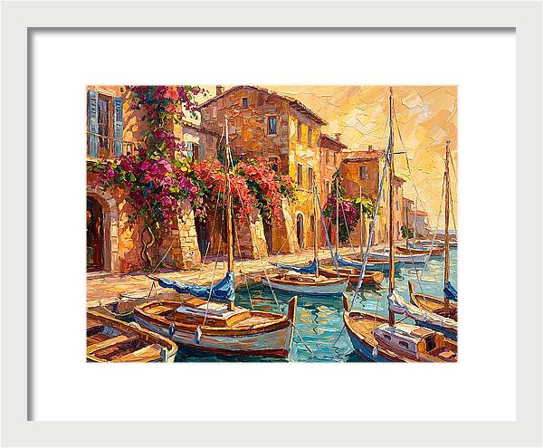 Tranquil Mediterranean Harbor