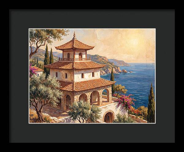Tranquil Mediterranean Pagoda