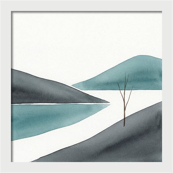 Tranquil Minimalist Landscape