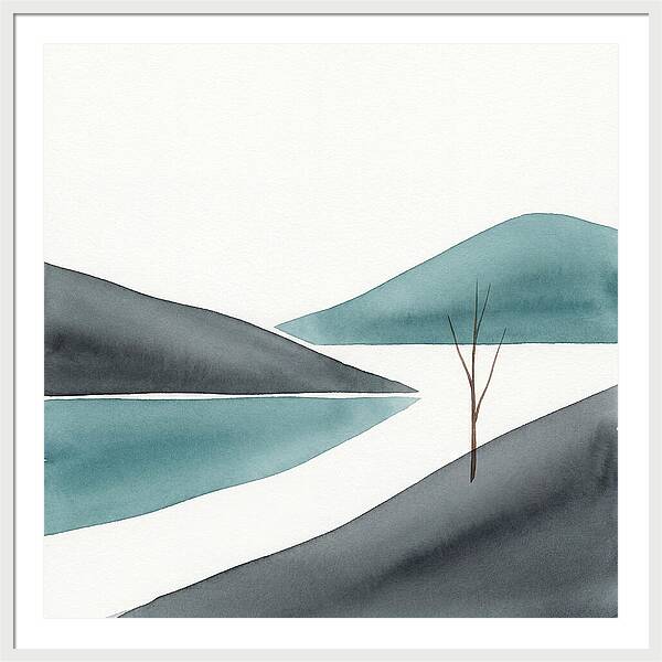 Tranquil Minimalist Landscape