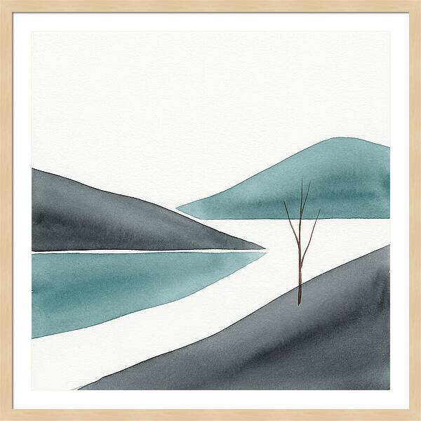 Tranquil Minimalist Landscape