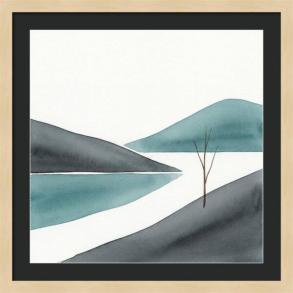 Tranquil Minimalist Landscape