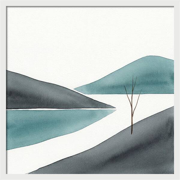 Tranquil Minimalist Landscape