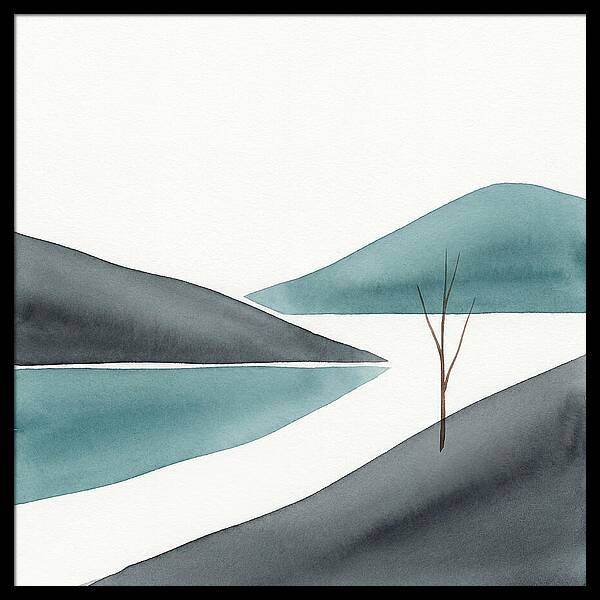 Tranquil Minimalist Landscape
