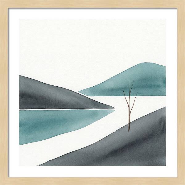 Tranquil Minimalist Landscape
