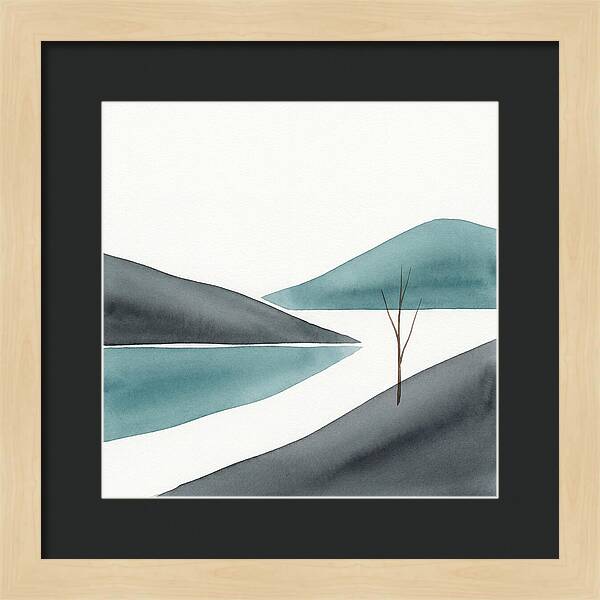 Tranquil Minimalist Landscape
