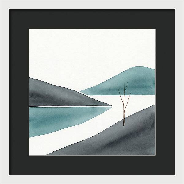 Tranquil Minimalist Landscape
