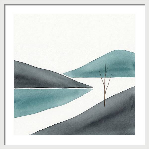 Tranquil Minimalist Landscape