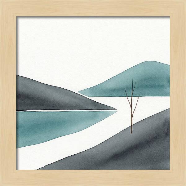 Tranquil Minimalist Landscape