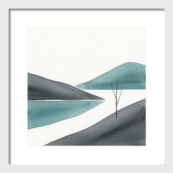Tranquil Minimalist Landscape