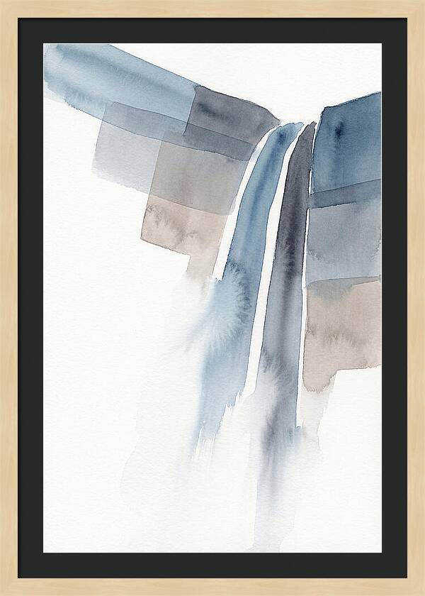 Tranquil Misty Falls