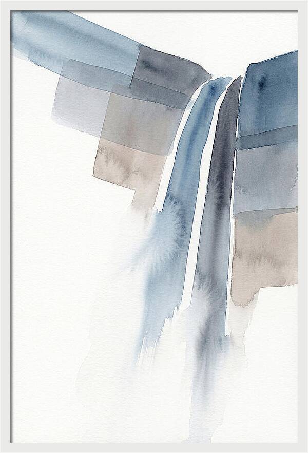 Tranquil Misty Falls