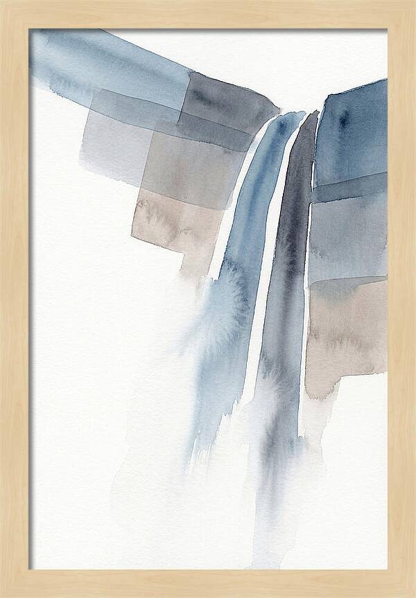 Tranquil Misty Falls