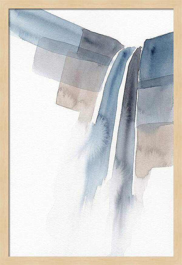 Tranquil Misty Falls