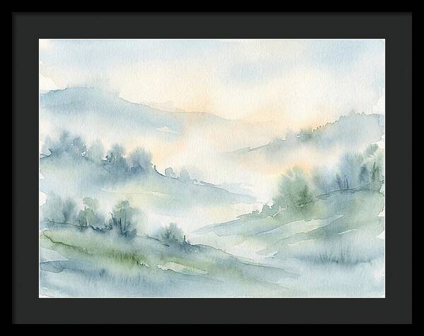 Tranquil Misty Landscape