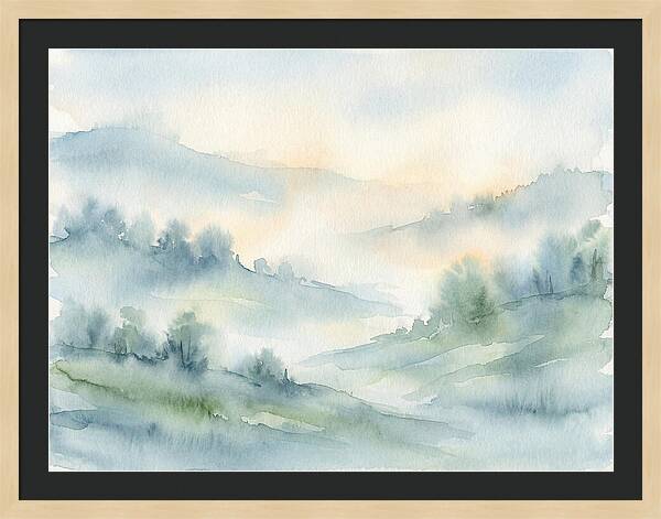 Tranquil Misty Landscape