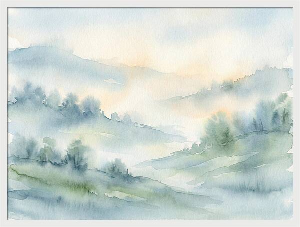Tranquil Misty Landscape
