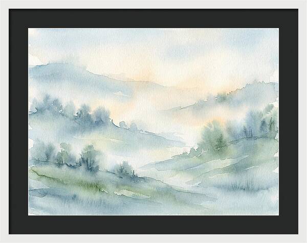 Tranquil Misty Landscape