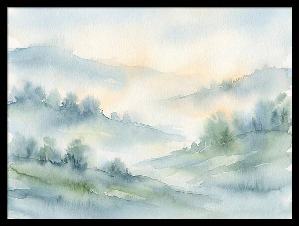 Tranquil Misty Landscape